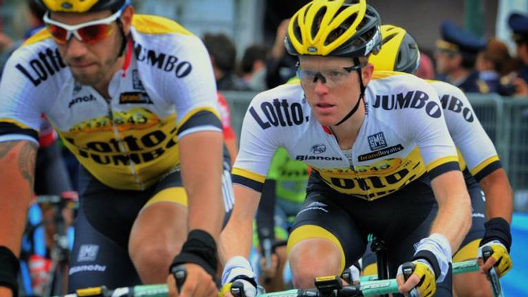 Steven Kruijswijk is ziek afgestapt.