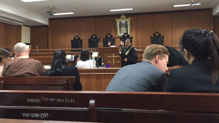 De Thaise rechtbank waar Johan van Laarhoven is veroordeeld