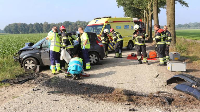 De auto slipte. (Foto: SQ Vision)