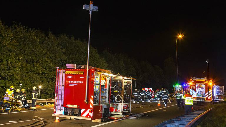 Veel hulpdiensten werden opgeroepen. (Foto: Sander van Gils/SQ Vision)