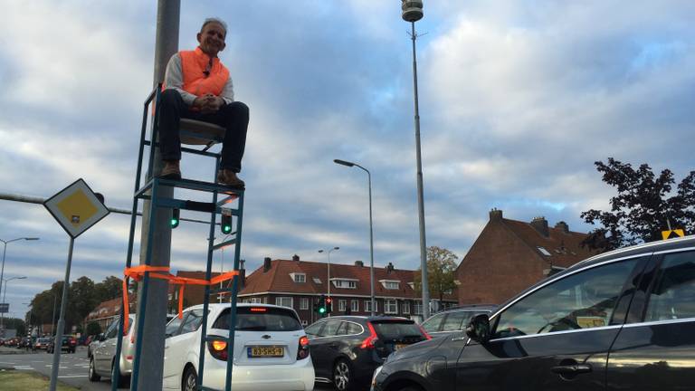 Johan Vlemmix voerde al eens actie tegen de flitspaal. 