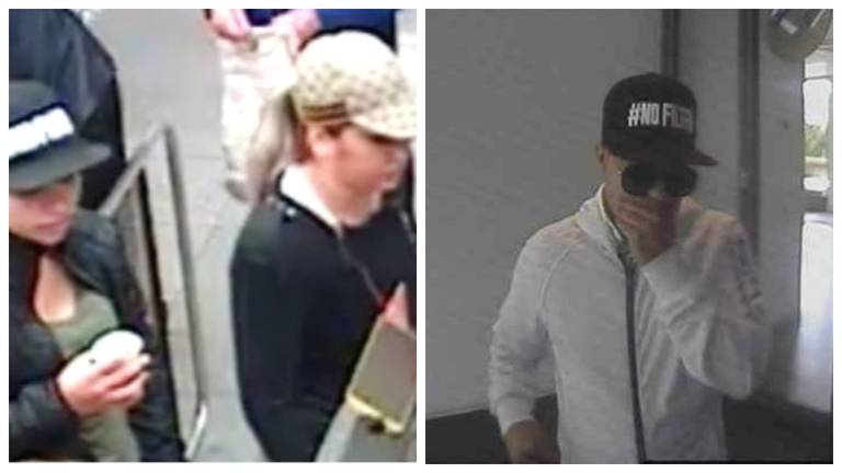 Wie herkent dit drietal dat duizenden euro's van berjaarde vrouw stal? Foto: Politie