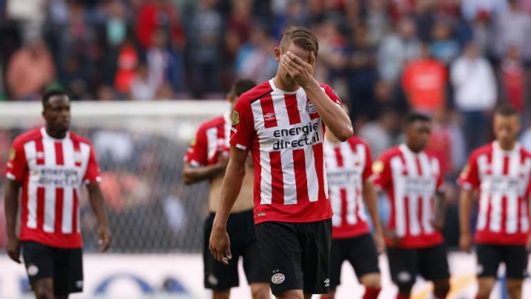 Teleurstelling bij PSV (Foto: VI Images).