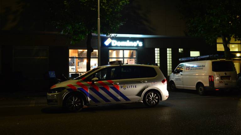 Domino's Pizza in Breda werd op 14 oktober vorig jaar overvallen. (Foto: Rob de Haas - Mainstay Media Breda)