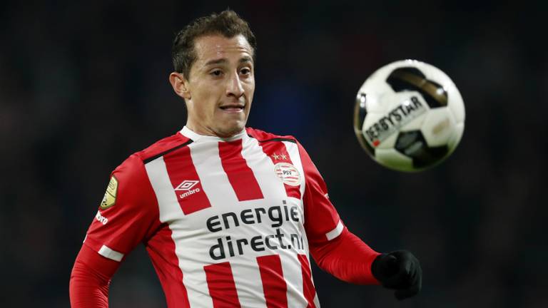 Guardado mist het duel van PSV tegen Willem II (Foto: VI Images)