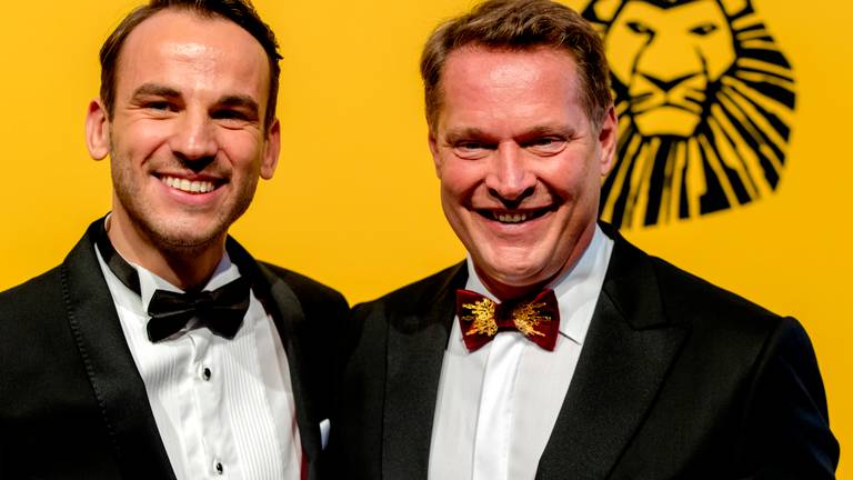 Albert Verlinde op roder loper vanwege 'zijn' Lion King (Foto: ANP)