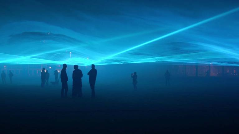 Project Waterlicht in Amsterdam. (Foto: Studio Roosegaarde)