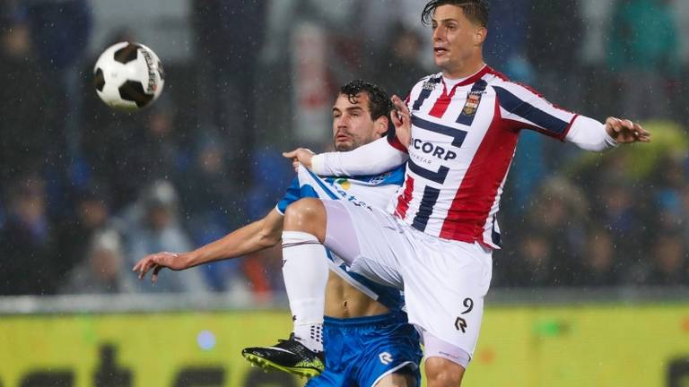 Fran Sol van Willem II deed slechts iets meer dan één helft mee. (Foto: VI Images)