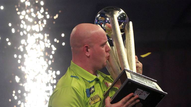 Wereldkampioen Michael van Gerwen (foto: ANP)