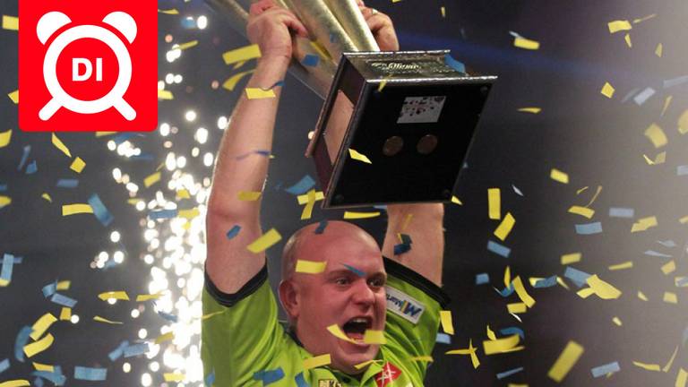 Michael van Gerwen, de nieuwe wereldkampioen (foto: ANP)