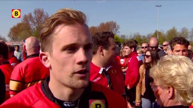 Maarten van Osch na de verloren finale van vorig seizoen. Hij is één van de gestopte spelers.