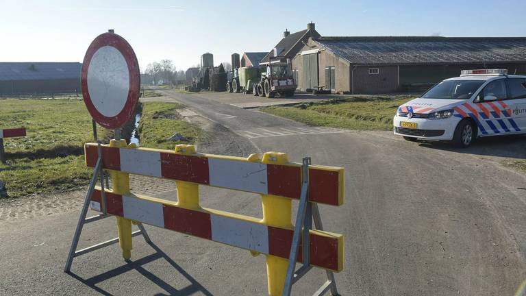 Wegafzetting na de ontdekking van het lab. (Foto: Tom van der Put/SQ Vision)