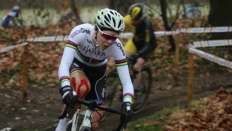 Thalita de Jong op het NK veldrijden (foto: Fabian Eijkhout)