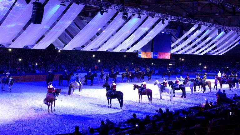 Valegro was als gast op zijn eigen afscheidsshow (foto: Ferenc Triki)