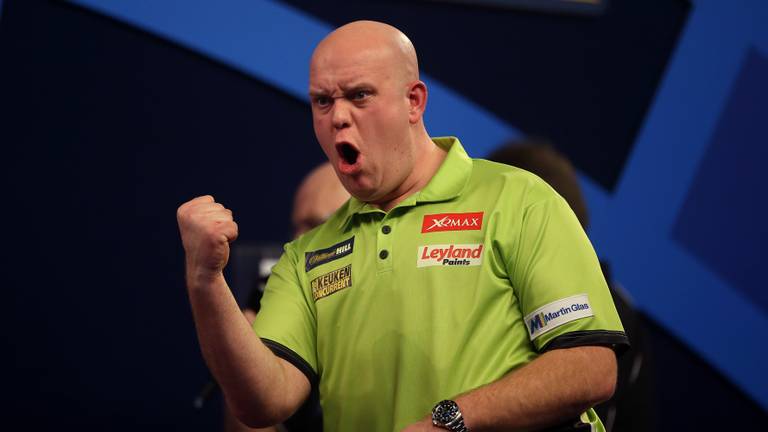 Michael van Gerwen bereikte de halve finale.