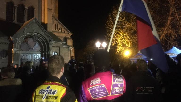 Groot protest in Lierop voor behoud motorcrosscircuit