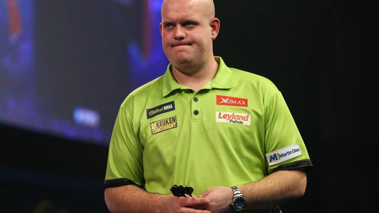 Van Gerwen verloor opnieuw. 