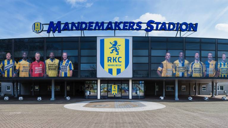 De nieuwe gevel van het Mandemakers Stadion