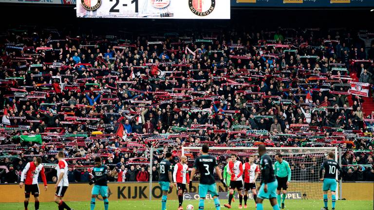 Feyenoord zegevierde met 2-1 (Foto: ANP)