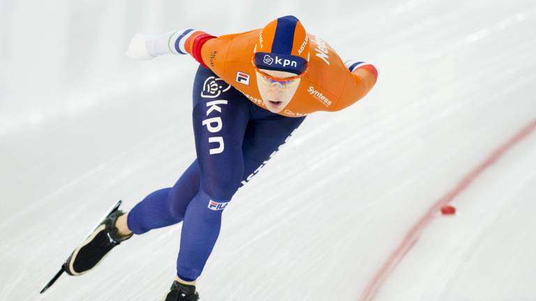 Ireen Wüst reed in Hamar twee keer naar de tweede plaats (foto: ANP)