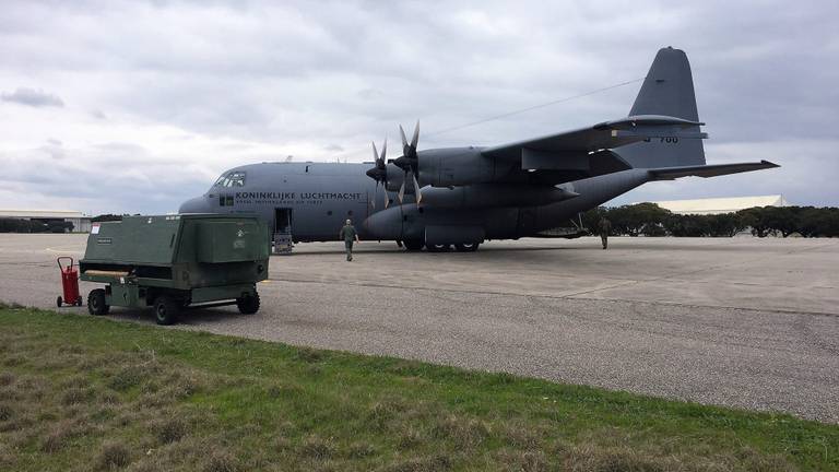 De C-130 van het Eindhovense 336 squadron