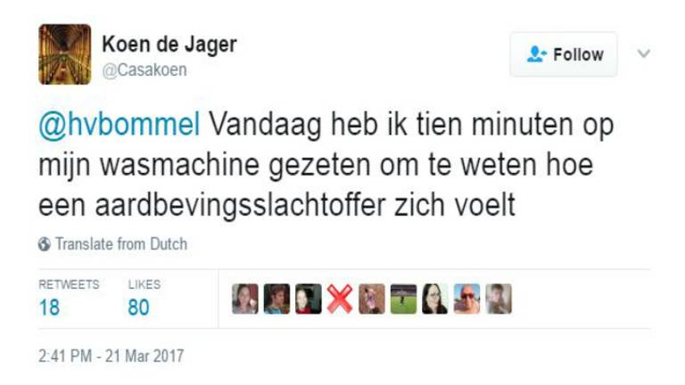 Massale response op tweet Harry van Bommel