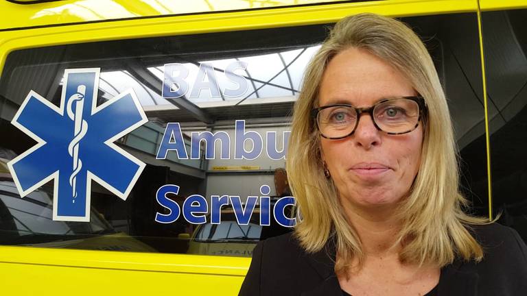 Elène Minderhoud van BAS Ambulance Service (Petra van Middendorp)