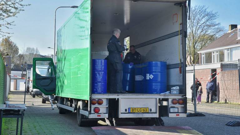 De vrachtwagen in kwestie (foto: Toby de Kort / De Kort Media)