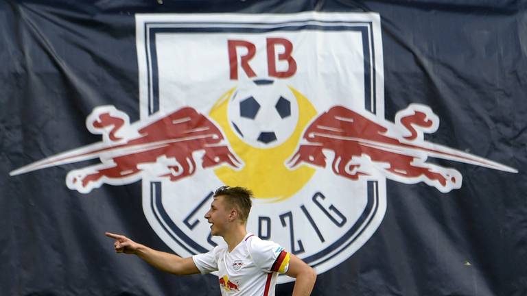 RB Leipzig staat tweede in de Bundesliga (foto: VI Images).