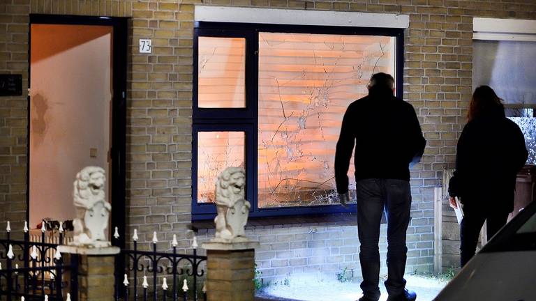 Het huis is beschadigd. (Foto: Erald van der Aa)