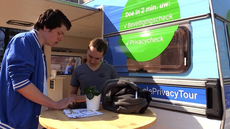 Studenten van Tilburg University deden een privacycheck.