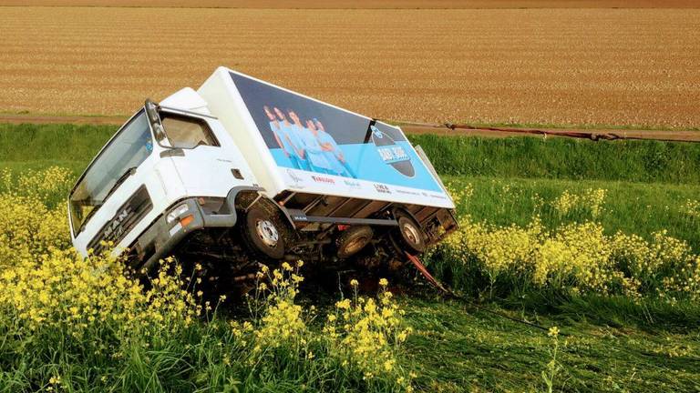 De vrachtwagen van Baby Blue. (Foto: Baby Blue/Facebook)