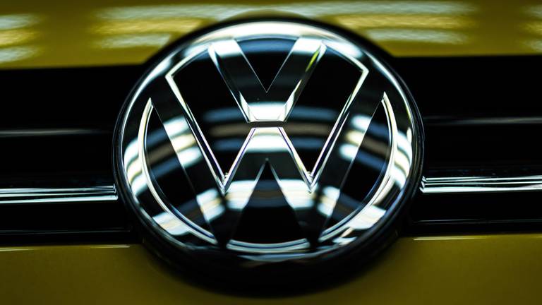 Het logo van Volkswagen. (Foto: ANP)