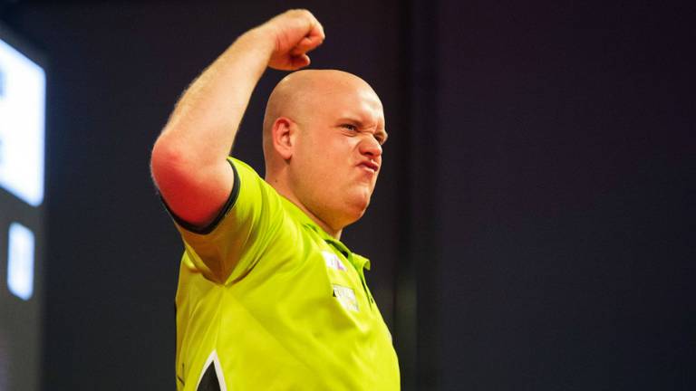 Michael van Gerwen is lekker bezig (foto: VI Images)