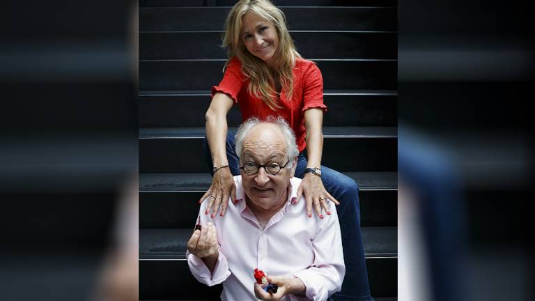 Youp van 't Hek en Wendy van Dijk
