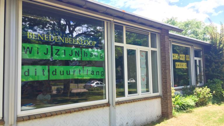 Protest op basisschool de Beneden Beekloop 