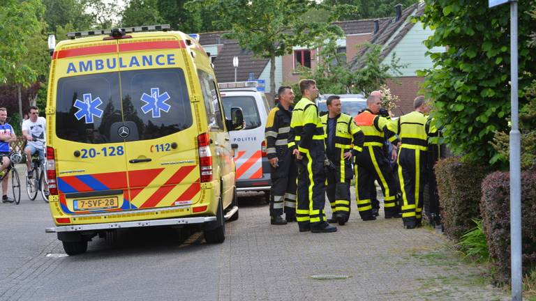 Chloor gegooid bij burenruzie (foto: Perry Roovers).