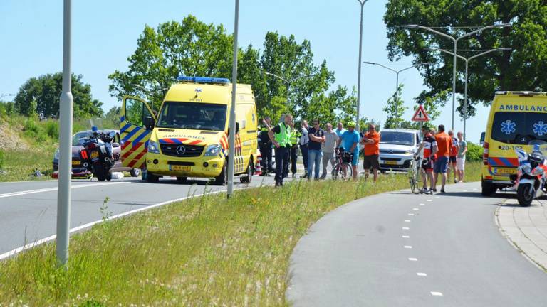Het ongeluk gebeurde op de Scheldeweg. (Foto: Antony deCock/De Kort Media)