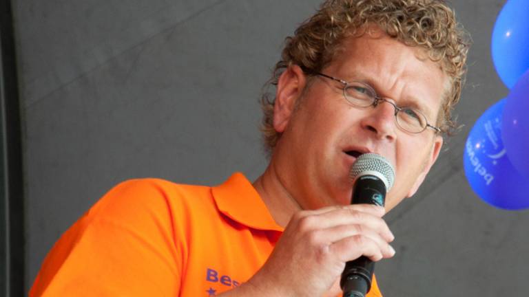 Henk Merx tijdens de Samenloop voor Hoop in 2014.