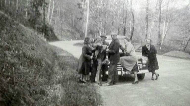 Chevrolet van fam. Hoogendoorn in 1949 (foto: BHIC)