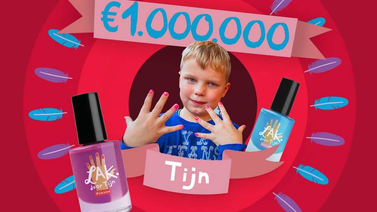 Het is Tijn gelukt:1 miljoen 