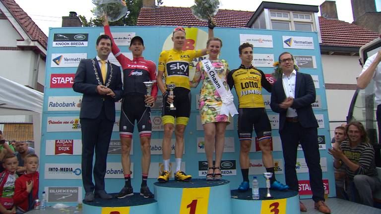 Froome wint in Chaam.