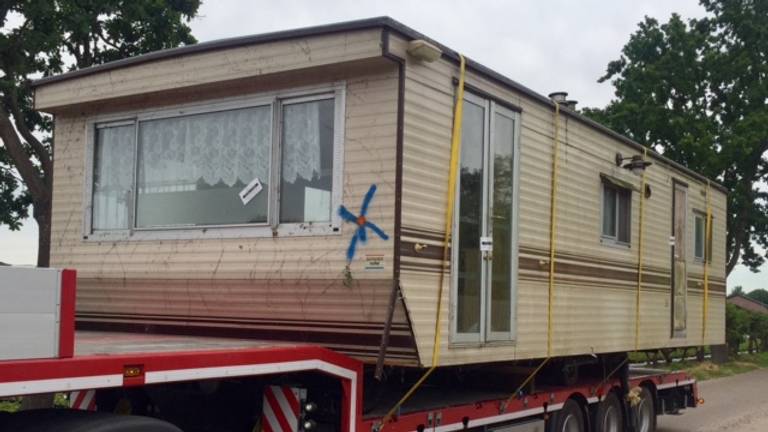 De laatste caravans van Veld-F zijn weggehaald (Foto:Erik Peeters)