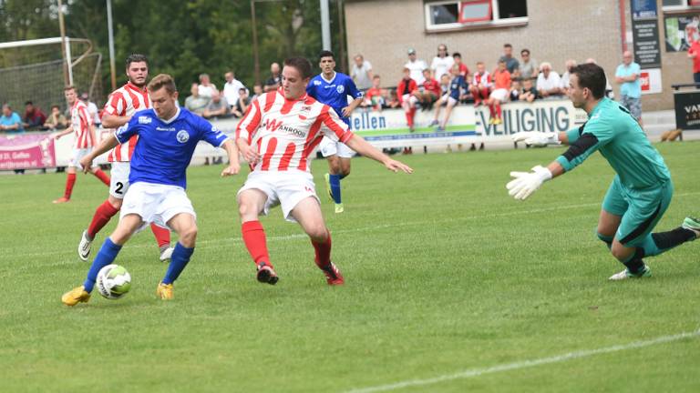 Dennis Kaars scoort voor FC Den Bosch (Foto: Henk van Esch)