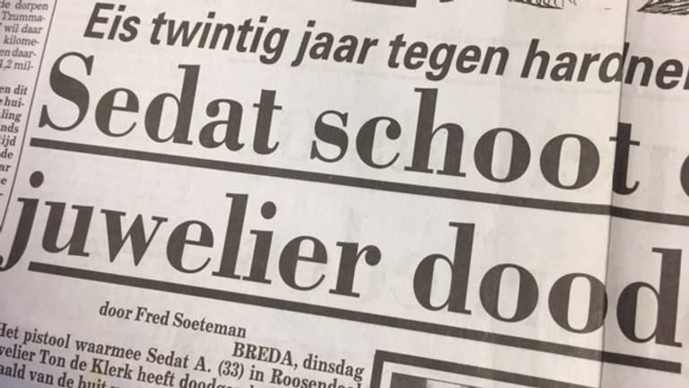 Krantekop tijdens het proces in 2002