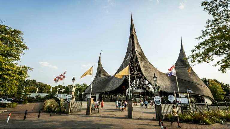 De hoofdingang van de Efteling in Kaatsheuvel.