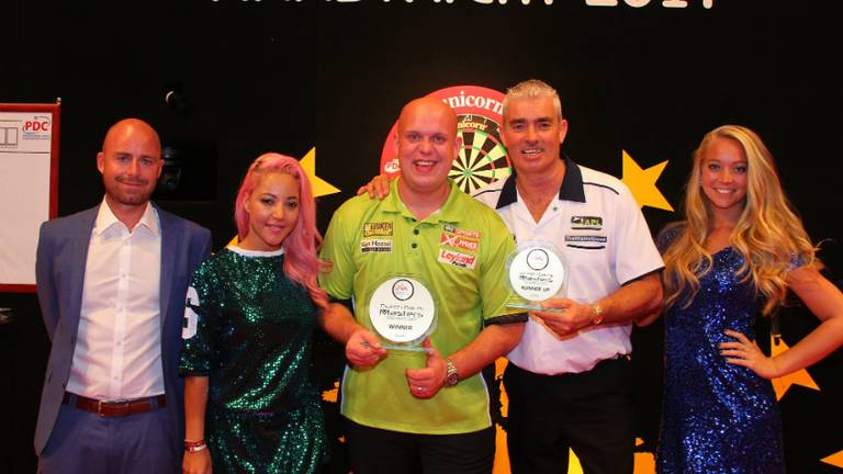 Weer een zege voor Van Gerwen (Foto: PDC Europe)