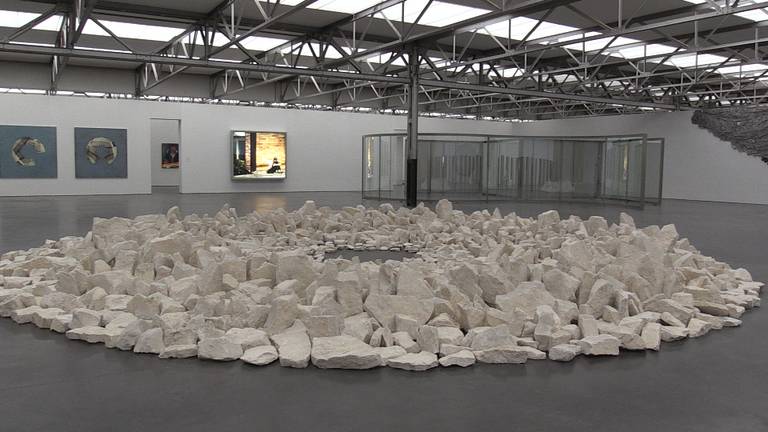 De steencirkel van Richard Long