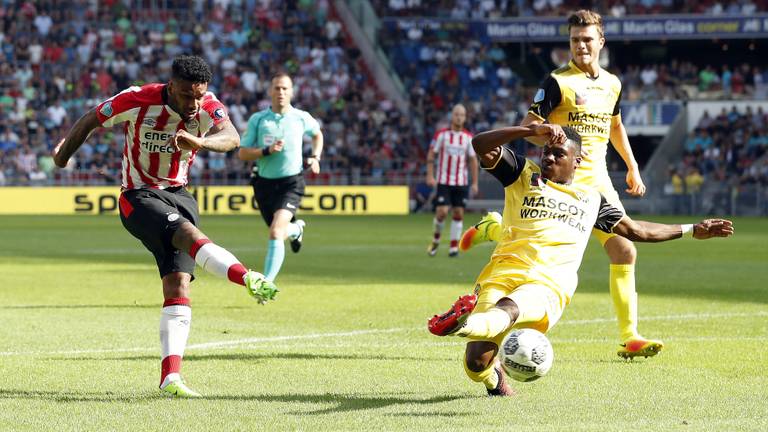 Jürgen Locadia opende de score (Foto: VI Images).