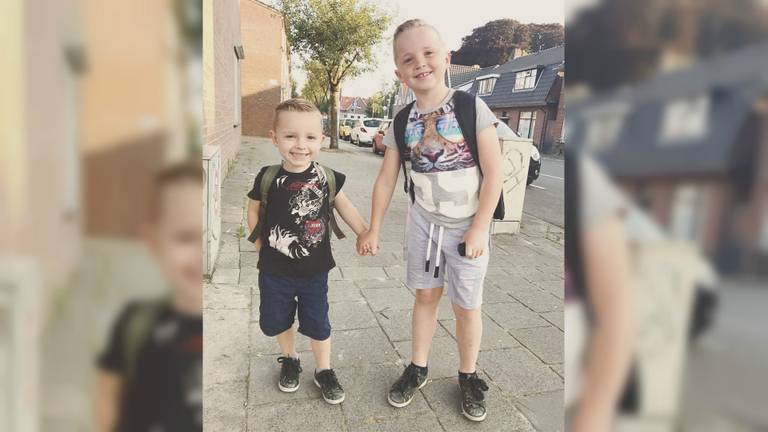Liam en Mexx gaan ook weer naar school. (Foto: Esther Leemans)